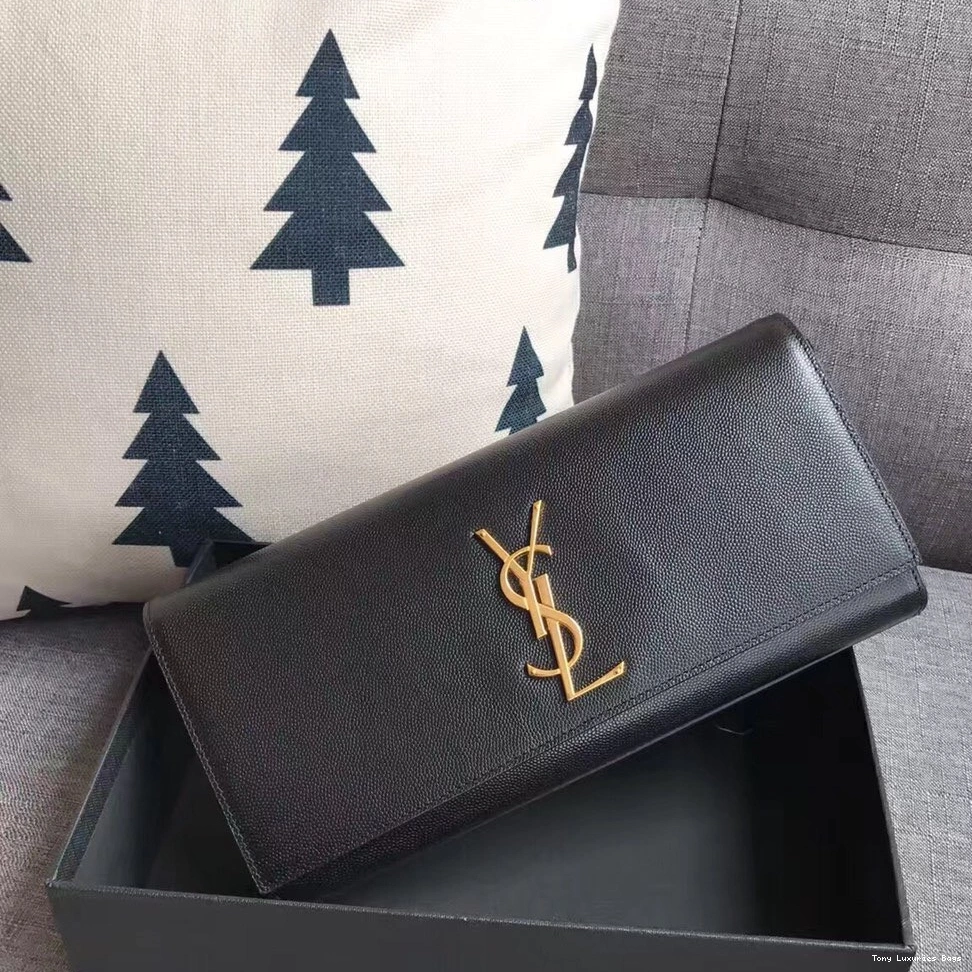 Tony Luxuries YSL Wallet Caviar 0801